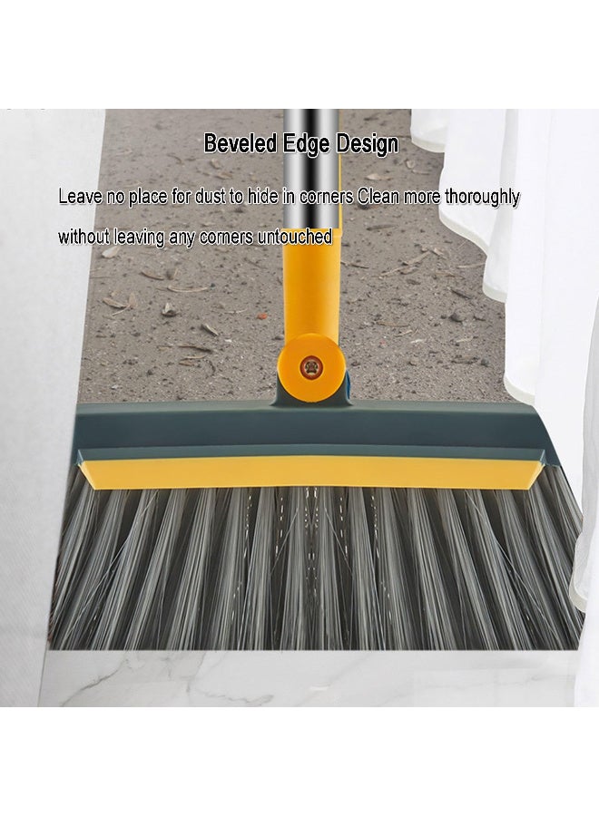 ZERIFAM Broom And Dustpan Set - Standing Broom Set, 180 Degree Rotating Broom With Dustpan Combo Set, For Home, Yard, Office, Store Floor Cleaning. (Blue) - Image 3