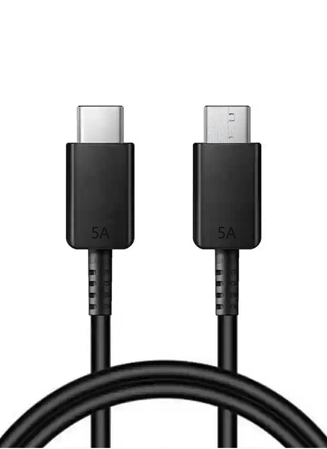 CATANES - USB-C Cable 5A, 1 m – Super Fast Charging and Data Transfer Black - Image 1