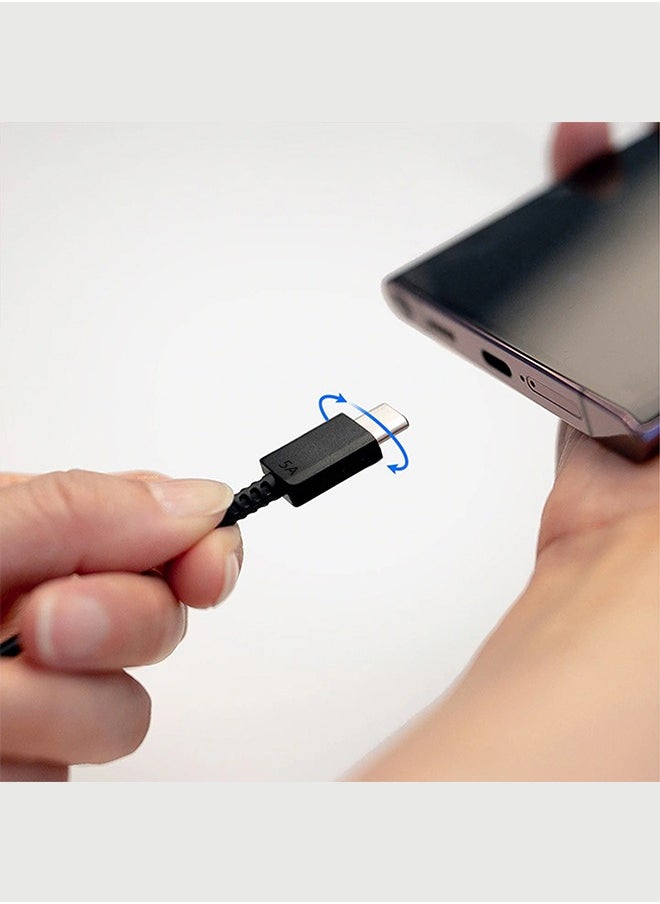CATANES - USB-C Cable 5A, 1 m – Super Fast Charging and Data Transfer Black - Image 1
