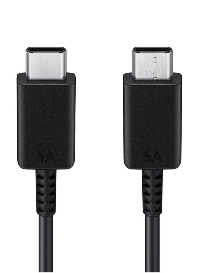 CATANES - USB-C Cable 5A, 1 m – Super Fast Charging and Data Transfer Black - Image 1