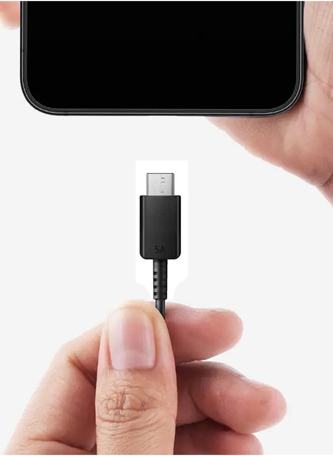 CATANES - USB-C Cable 5A, 1 m – Super Fast Charging and Data Transfer Black - Image 1