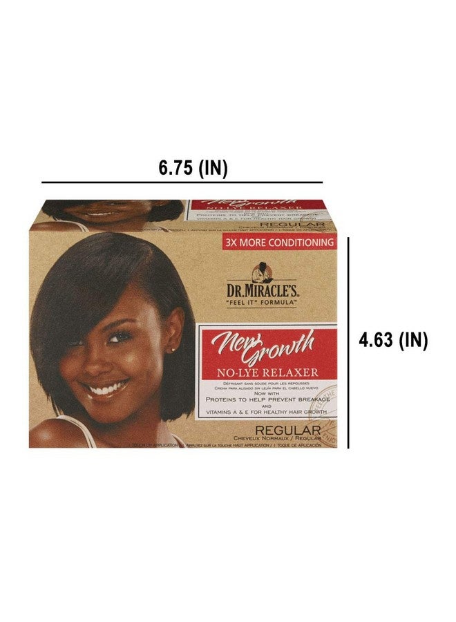 Dr. Miracle's نولي مرخي مع بروتينات للمساعدة في منع التكسر وفيتامينات A و E لنمو شعر صحي 1 تطبيق كامل - Image 3