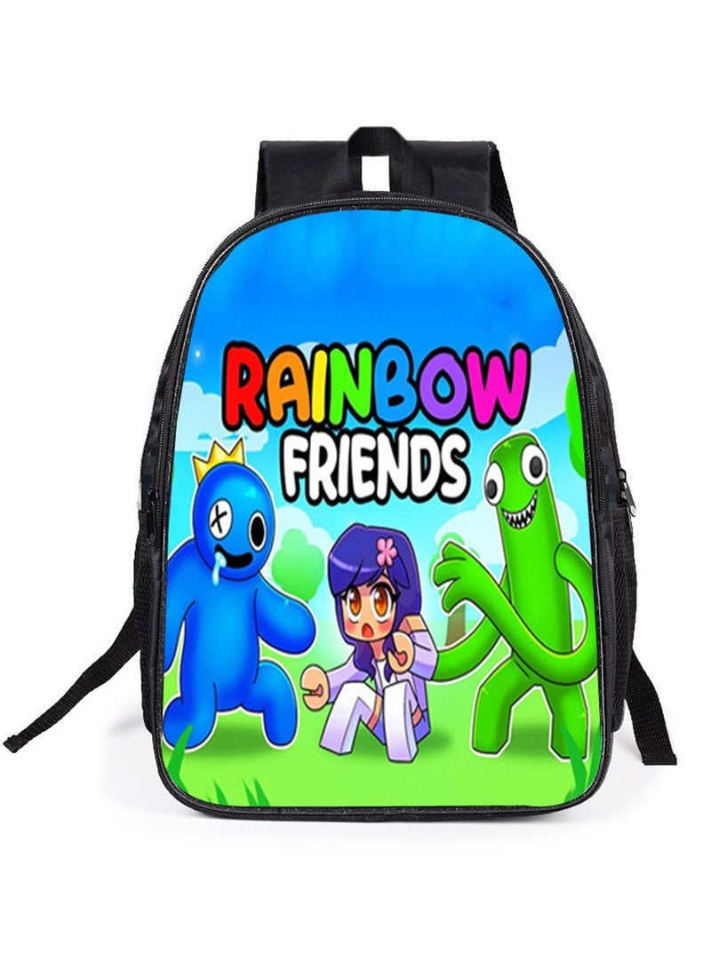 Rainbow Friends  Backpack Casual Daypack School Bookbag BAG for Boys Girls