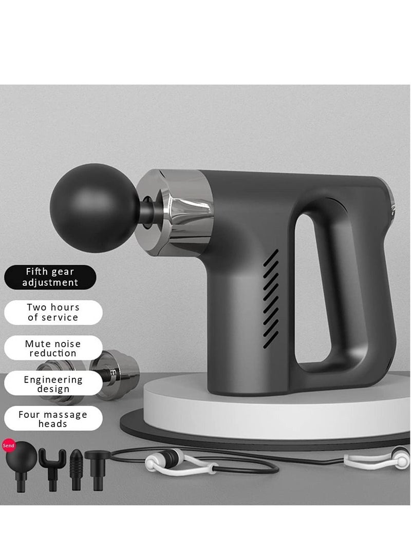 Massage Gun Fascial Gun Muscle Massager Deep Tissue Percussion Massager Body Relax Pain Relief Electric Therapy Gun for Fitness Relaxer - Image 4
