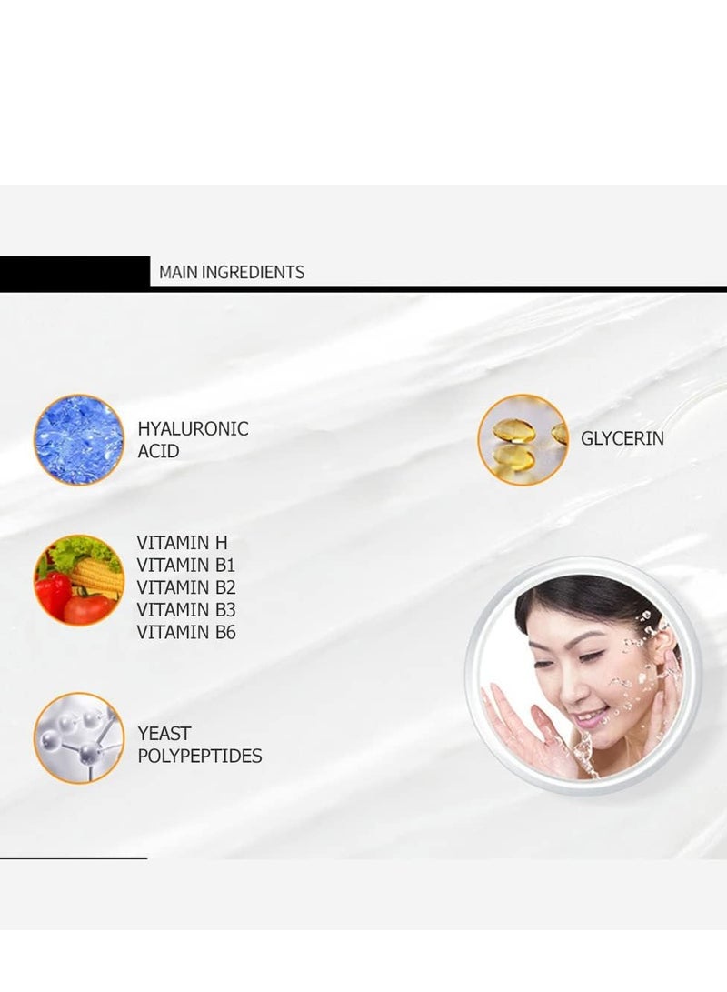 BIOAOUA Facial Cleansing Milk Cleanser V7 Deep Hydration Moisturizing Smooth Seven Vitamins Effect 100g/ 3.53oz - Image 3