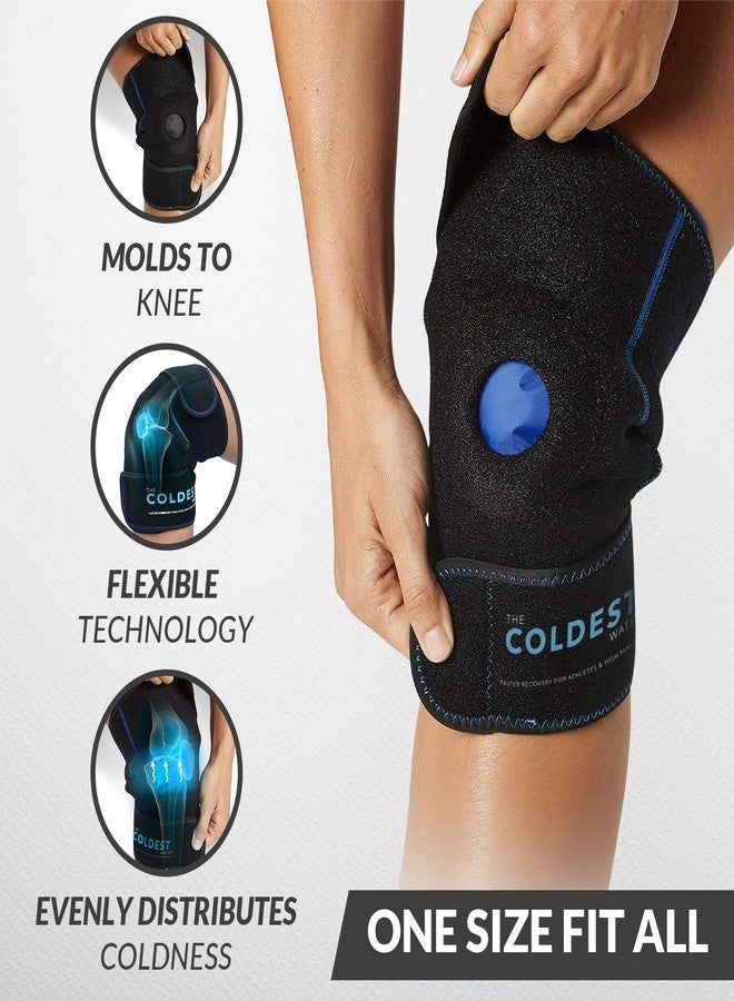 THE COLDEST WATER The Coldest Knee Ice Pack Wrap, Hot and Cold Therapy - Reusable Compression Best for Meniscus Tear, Injury Recovery, Bursitis Pain Recovery, Sprains, Swelling and Rheumatoid Arthritis - Image 3
