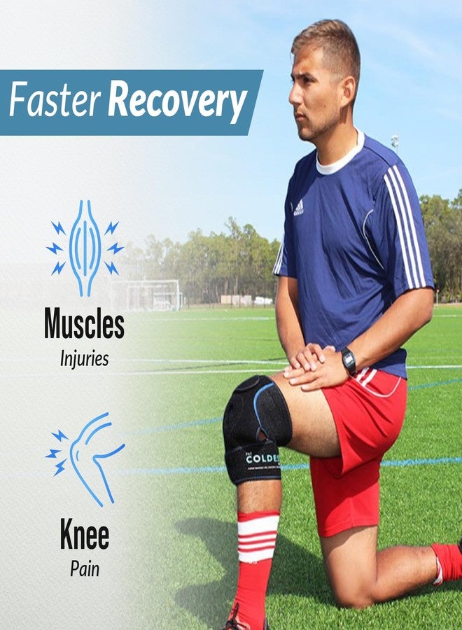 THE COLDEST WATER The Coldest Knee Ice Pack Wrap, Hot and Cold Therapy - Reusable Compression Best for Meniscus Tear, Injury Recovery, Bursitis Pain Recovery, Sprains, Swelling and Rheumatoid Arthritis - Image 4