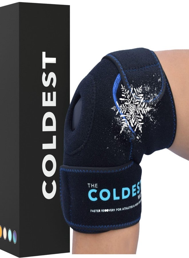 THE COLDEST WATER The Coldest Knee Ice Pack Wrap, Hot and Cold Therapy - Reusable Compression Best for Meniscus Tear, Injury Recovery, Bursitis Pain Recovery, Sprains, Swelling and Rheumatoid Arthritis - Image 1