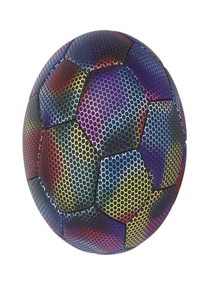 Futabatech Luminous Reflective Outdoor Soccer Glow in Dark Ball - Multi - Size 4 - Image 4
