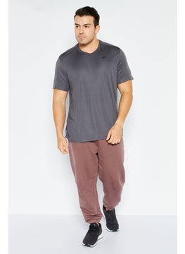 Reebok Men Sportswear Fit Short Sleeves Training T-shirts, Grey  - Image 2