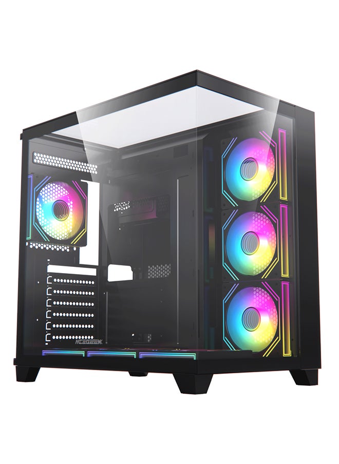AYGRO - HORIZON 3D Gaming PC - AMD RYZEN 7 7800X 3D Processor/32GB RAM/2TB SSD/12GB RTX 4070 Graphics Card/Windows 11/1000W 80 PLUS GOLD PSU - Image 1