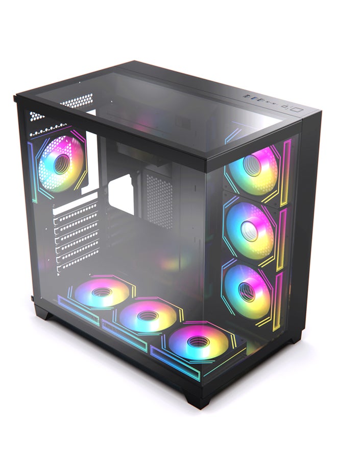 AYGRO - HORIZON 3D Gaming PC - AMD RYZEN 7 7800X 3D Processor/32GB RAM/2TB SSD/12GB RTX 4070 Graphics Card/Windows 11/1000W 80 PLUS GOLD PSU - Image 1