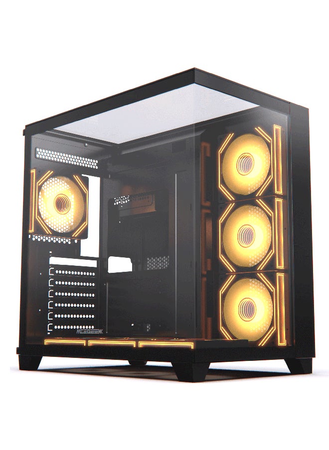 AYGRO - HORIZON 3D Gaming PC - AMD RYZEN 7 7800X 3D Processor/32GB RAM/2TB SSD/12GB RTX 4070 Graphics Card/Windows 11/1000W 80 PLUS GOLD PSU - Image 1