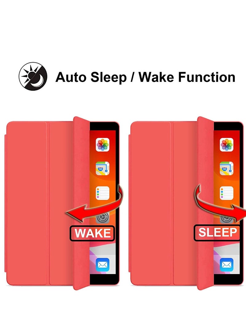 Case for New iPad Air 5th Generation (2022)/iPad Air 4th Generation (2020) 10.9 Inch, with Screen Protector and Auto Wake/Sleep Cover, Scarlet - Image 3