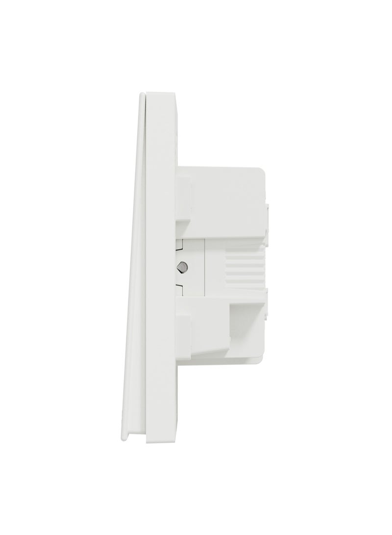 Schneider Electric AvatarOn C 16AX 250V 4-Gang 1-Way Switch with Fluorescent Locator, White - E8734L1F_WE - Image 5