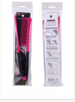 1pc DIY Hair Brush Salon Hairdressing Styling V Shape Straight Comb Random Color