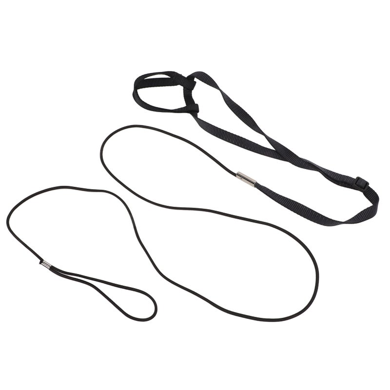 Bird Harness Ultra Light Leash Adjustable Parrot Flying Rope for Outdoor Playing PartiesBlack S - Image 4