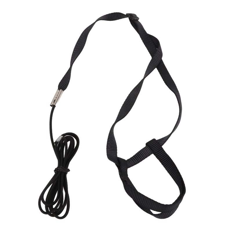 Bird Harness Ultra Light Leash Adjustable Parrot Flying Rope for Outdoor Playing PartiesBlack S - Image 2