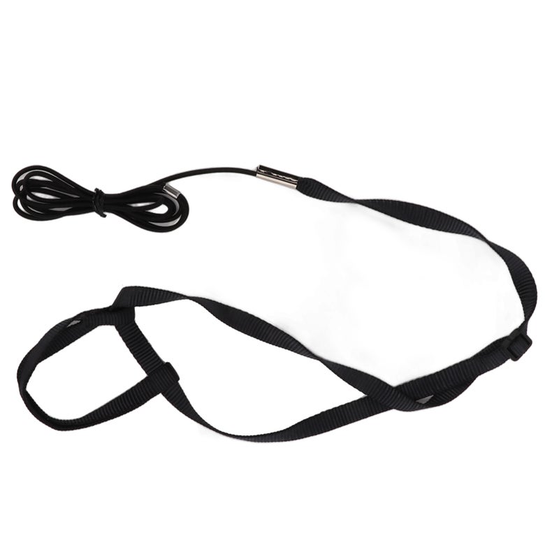 Bird Harness Ultra Light Leash Adjustable Parrot Flying Rope for Outdoor Playing PartiesBlack S - Image 1