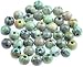AD Beads Natural Gemstone 8mm Round Loose Beads Big Hole 25mm Sized 40pcs African Turquoise - Image 2