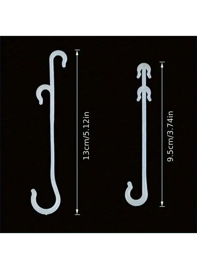20 Assorted Plant Fruit Hooks White Large 10pcs Small 10pcs Tomato Eggplant Greenhouse Accessories Prevent Fruit Skewing Falling Off - Image 2