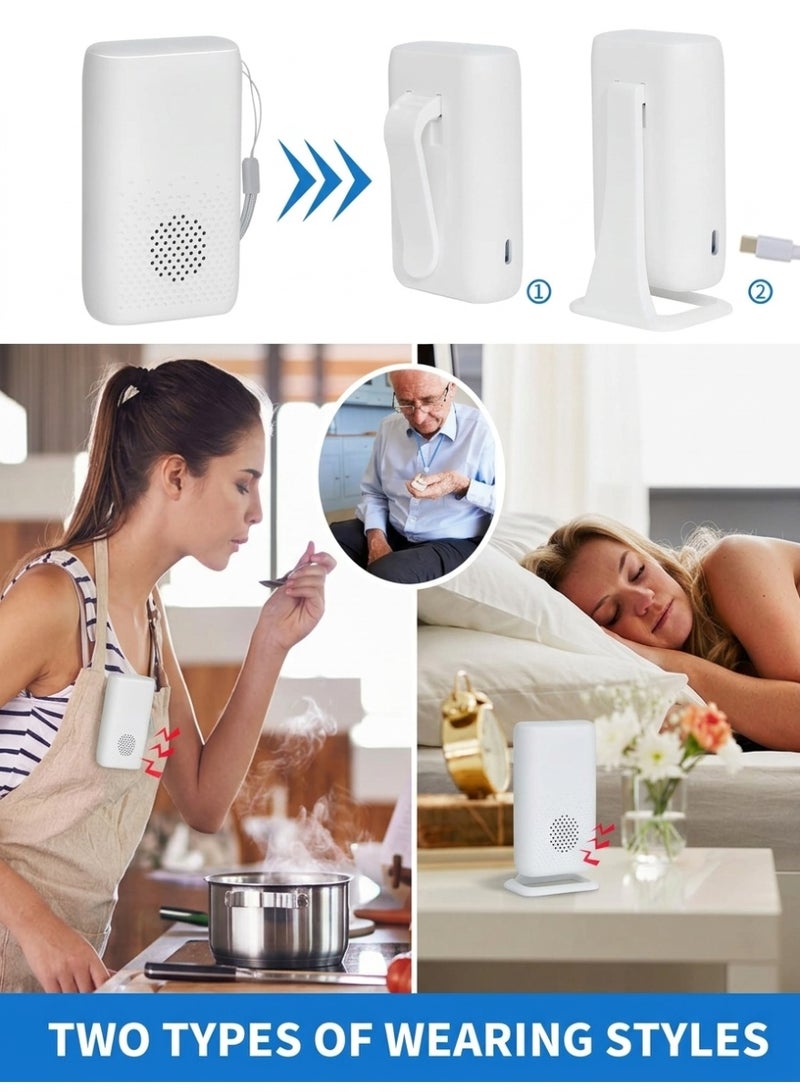 JOUDIYA Wireless Caregiver Pager, 2 Call Buttons & 1 Receiver, SOS Nurse Alert System for Elderly, Patients & Pregnant Women, Rechargeable Vibration Pager with 58 Melodies & 4 Volume Levels - Image 5