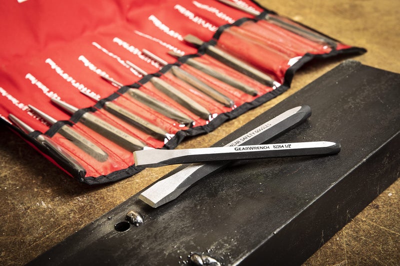 GEARWRENCH 12 Piece Punch and Chisel Chrome Set | 82305 - Image 5