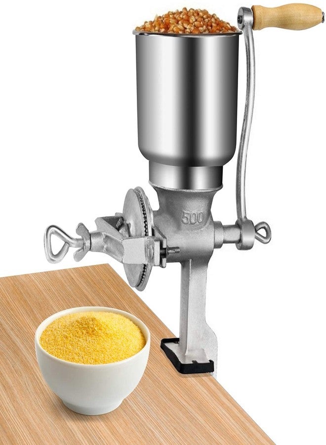 GOTOTOP Hand Crank Grain Mill, Table Clamp Manual Corn Grain Grinder Aluminum Alloy Mill Grinder for Grinding Nut Wheat Coffee Home Kitchen Commercial Use - Image 1