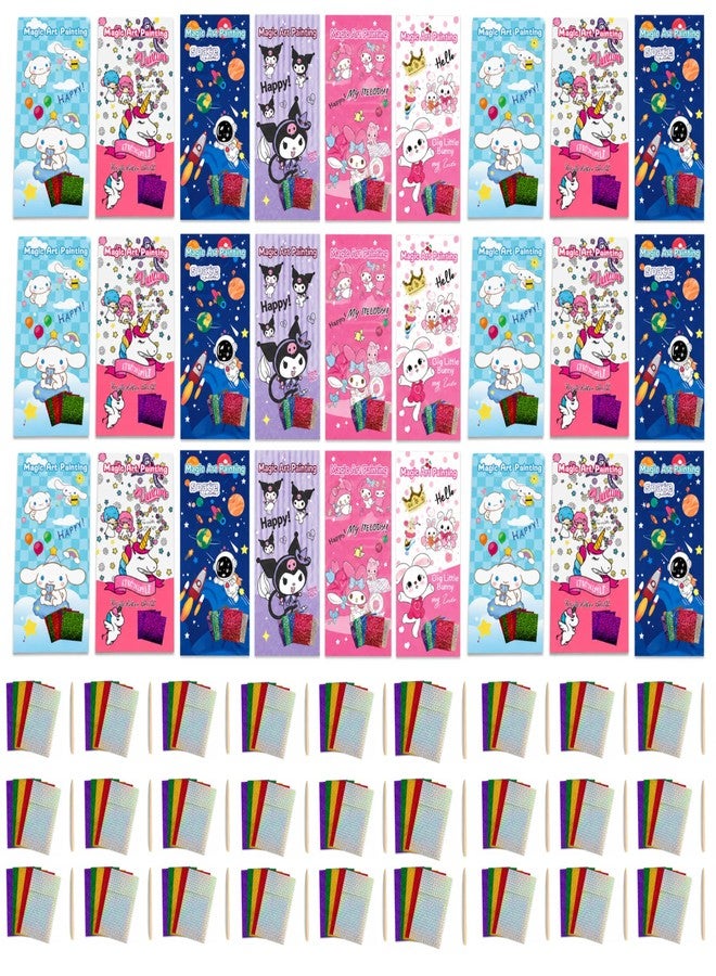 SNAPTRON DIY Return Gifts for Kids Birthday - 24Pcs Water Paint Book with Brush, Return Gifts for Kids, Coloring Books with Water Paint Color in Each Sheet, DIY Drawing Book, Best Return Gifts - Image 1