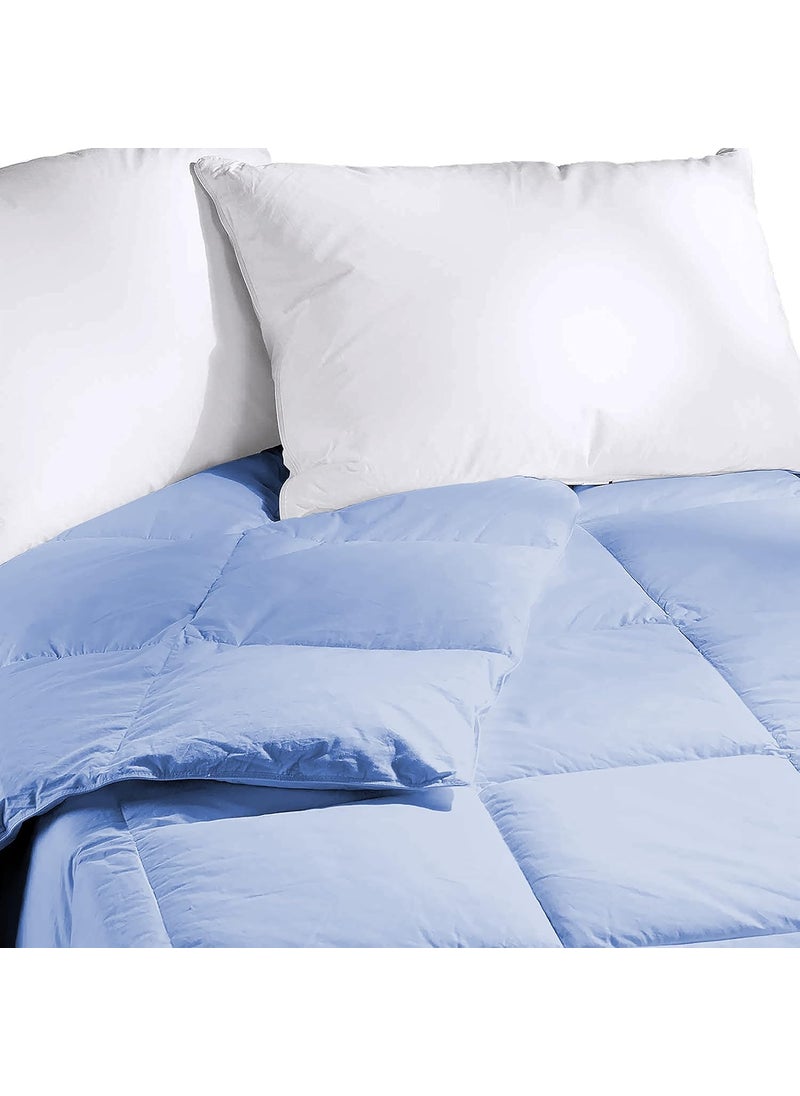 Indian Kingdom Indian Kingdom 500 GSM Winter Proof Comforter Premium Collection Quilted Comforter 90 x 100 Inches228cm x 254cm Double Bed ComforterSky Blue  - Image 2