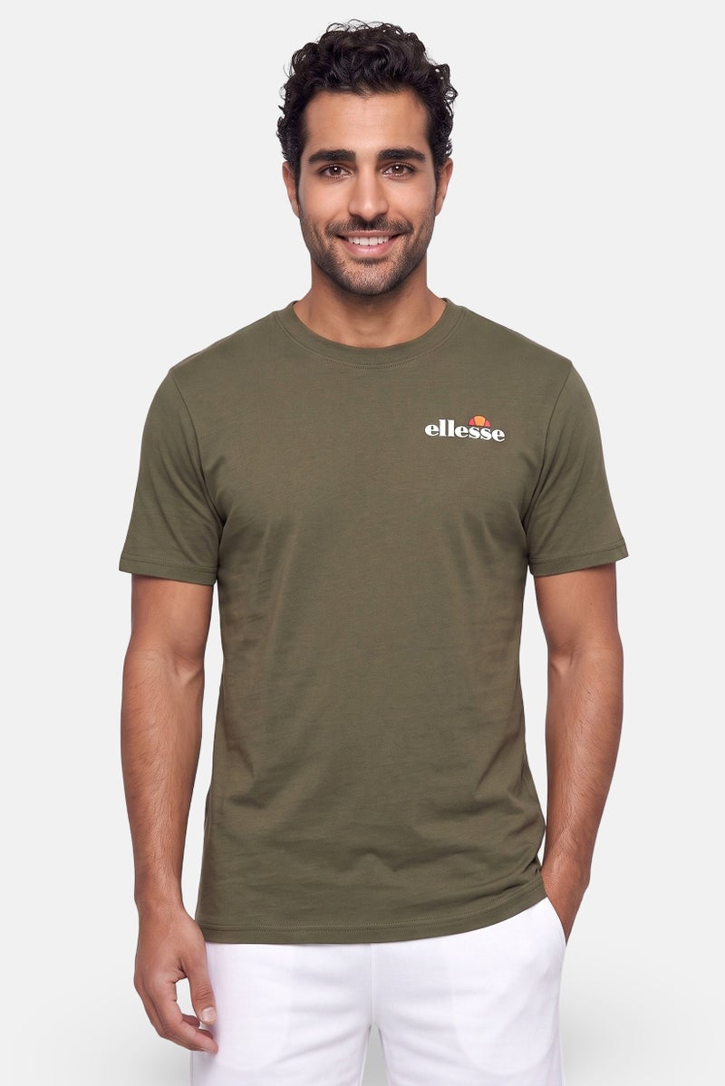 Ellesse Men Sportswear Fit Short Sleeve Outdoor T-Shirt, Olive - Image 1