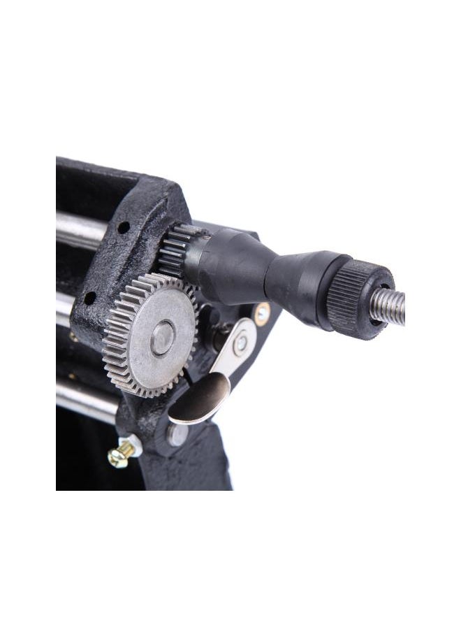 Generic - Dual Purpose Manual Coil Winder Machine with Counter Hand Coil Winding Machine Range 0-9999 Round Black - Image 1