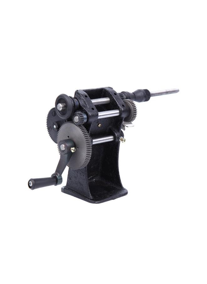Generic - Dual Purpose Manual Coil Winder Machine with Counter Hand Coil Winding Machine Range 0-9999 Round Black - Image 1