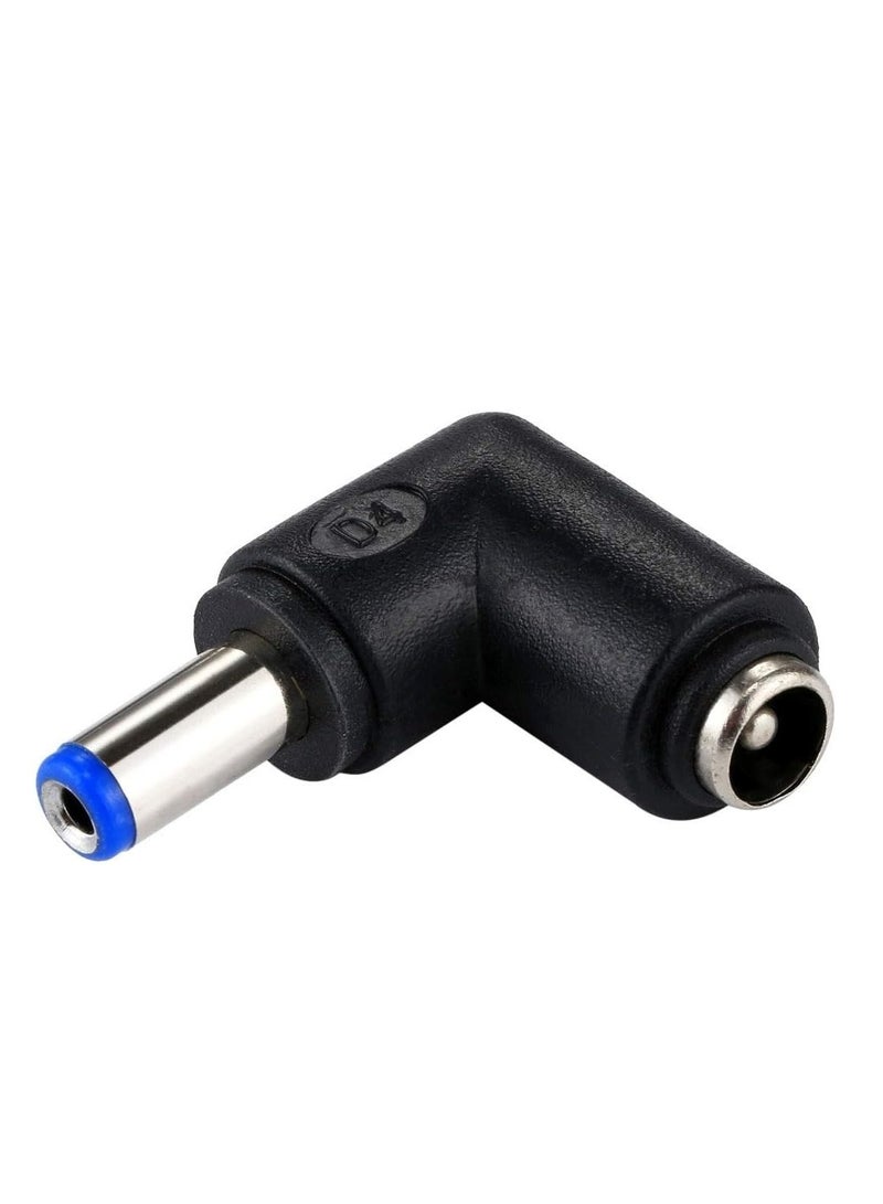 Terabyte DC 5521 Male to DC 5521 Female Connector Power Adapter for Laptop Notebook, 90 Degree Right - Image 1
