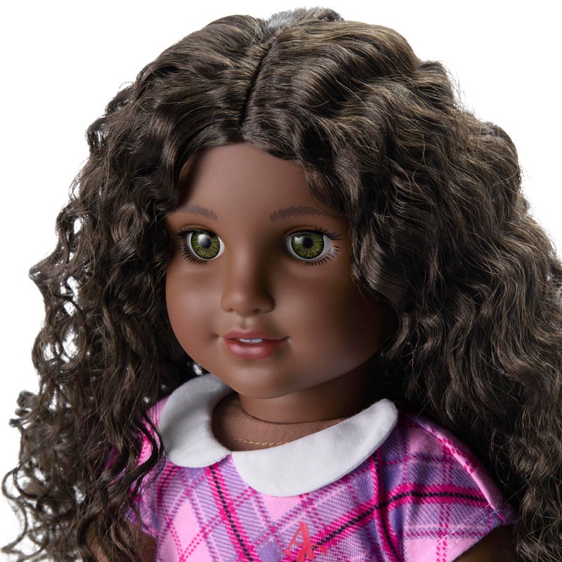 American Girl Truly Me 18inch Doll 127 wHazel Eyes Curly DkBrown Hair Very Deep Skin Neutral Undertones for Ages 6 - Image 2