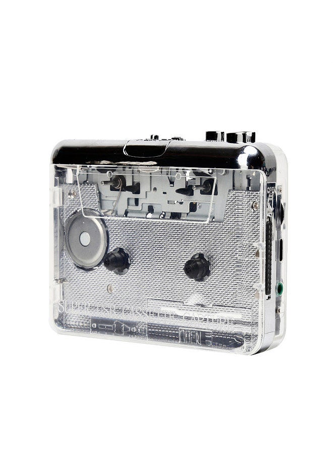Generic - TON010 Portable Cassette to MP3 Player Mini USB Tape Player MP3 Converter with 3.5mm AUX Input Software CD Cassette Capture Audio Music Player Compatible with PC Laptop - Image 1