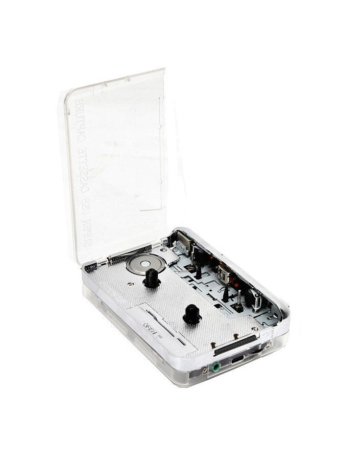 Generic - TON010 Portable Cassette to MP3 Player Mini USB Tape Player MP3 Converter with 3.5mm AUX Input Software CD Cassette Capture Audio Music Player Compatible with PC Laptop - Image 1