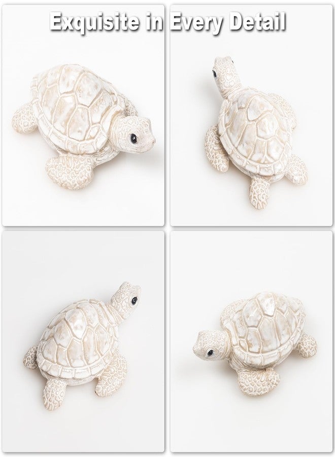 YLOVAN Turtle Toilet Bolt Covers Decorative Toilet Screw Cover Caps, Sea Turtle Bathroom Decor Toilet Caps for Bottom of Toilet, Toilet Knob Covers for Bottom of Toilet White Turtle Toilet Decor Coastal 2pcs - Image 5