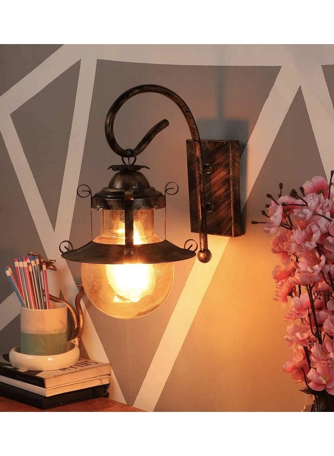 DarkVision Wood Wall Light/Wall Light For Living Room Modern/Wall Lamps For Bedroom/For Living Room/Wall Lights For Home Decoration/Bedside Wall Lamp (Without Bulb) (361 Antique (With Bulb)) - Image 1