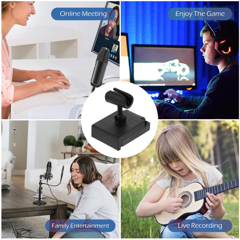 Adjustable Desktop Microphone Stand Clamp Holder For Mobile Phone Streaming Recording - Image 4
