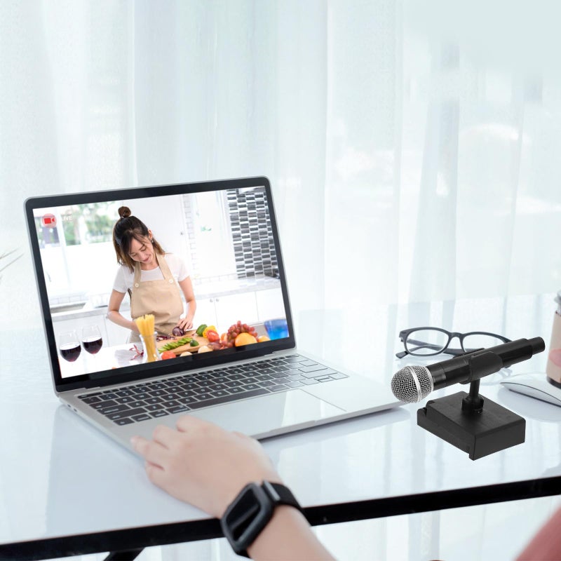 Adjustable Desktop Microphone Stand Clamp Holder For Mobile Phone Streaming Recording - Image 5