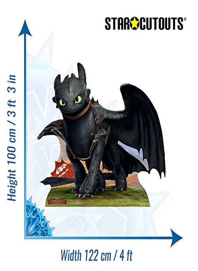 Star Cutouts, Toothless of How to Train Your Dragon Cardboard Cutout Standee - Image 4