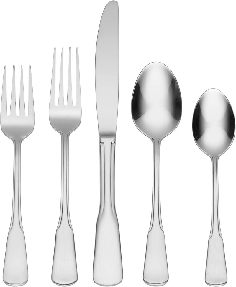 ONEIDA Colonial Boston 20-Piece Flatware Set, Service for 4, Silver - Image 1