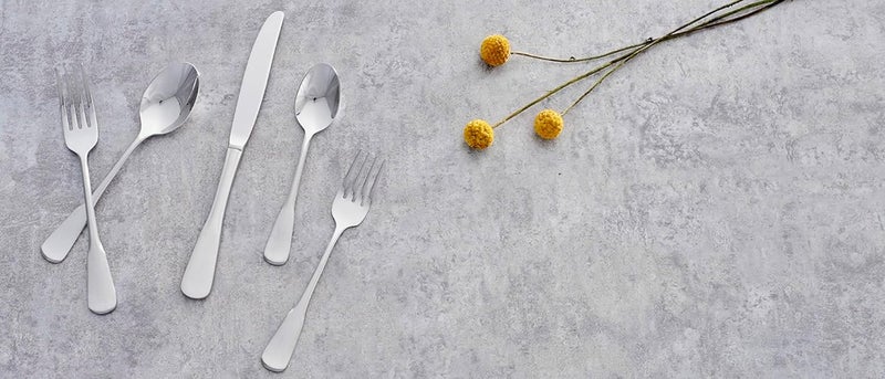 ONEIDA Colonial Boston 20-Piece Flatware Set, Service for 4, Silver - Image 4