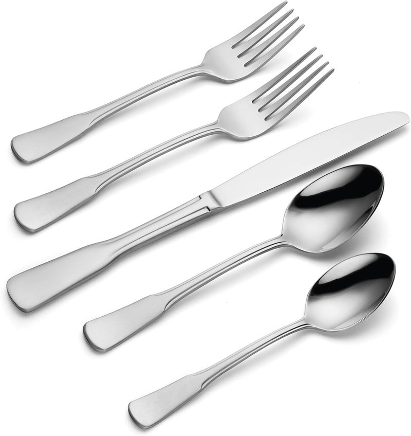 ONEIDA Colonial Boston 20-Piece Flatware Set, Service for 4, Silver - Image 3