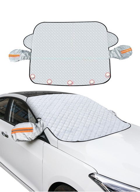 Foldable Car Front Window Block Shading Curtain Magnetic Car Sunshade Car Reflective Visor Cover Sun Anti-Uv Keep Your Vehicle Cool Car Outdoor Accessories Applicable To Truck/45.67 x 62.99 inches