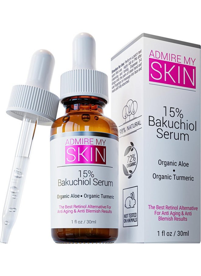 Bakuchiol Serum Natural Retinol Serum Alternative For Face Anti Blemish Anti Aging Facial Serum Contains Organic Aloe + Turmeric 1Oz - pzsku/ZBF59B9B7970518B04F16Z/45/_/1721908028/abc5812b-b905-46a2-b19d-254587c5a8f2