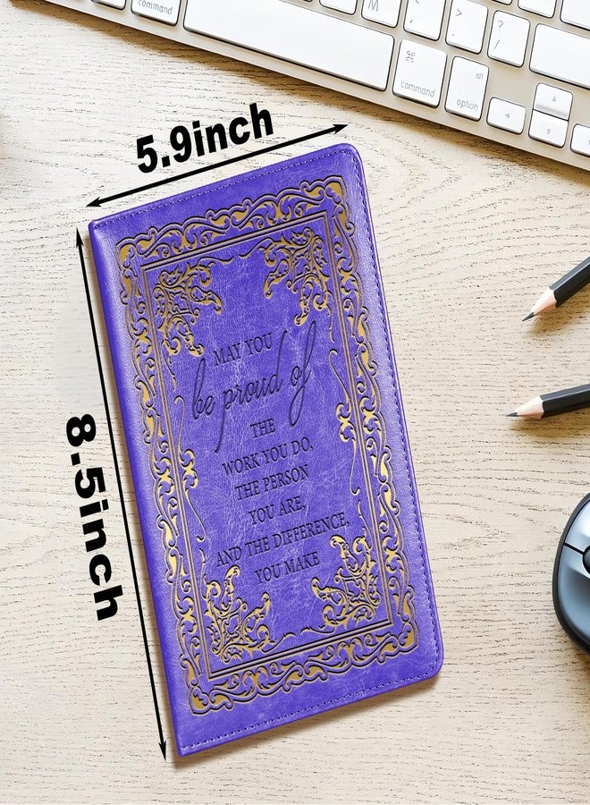 LBWCER Purple Journal for Women,Notebooks for School,May you be proud of the work you do, Social Worker Notebook,Travel Journal (May purple) - Image 5