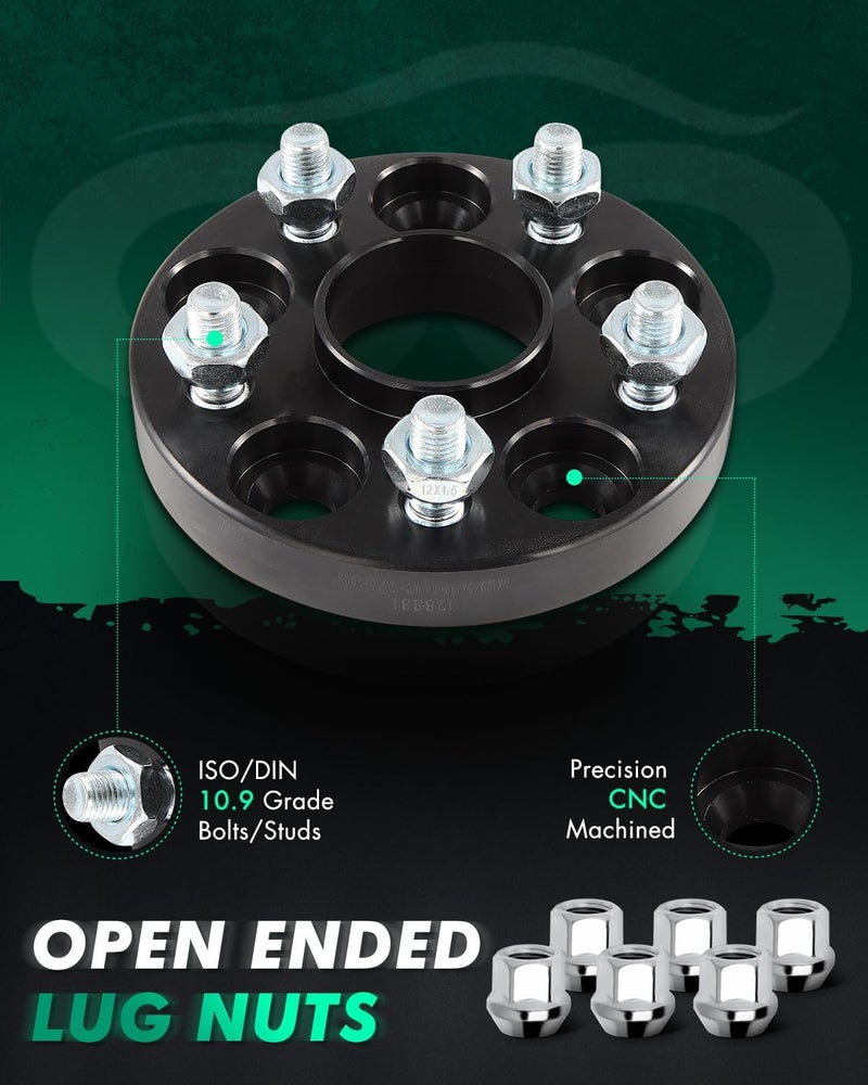 SCITOO 4Pcs 20mm Wheel Spacers 5x100 with 54.1mm Bore and 12x1.5 Studs for Toyota and Lexus - Image 4