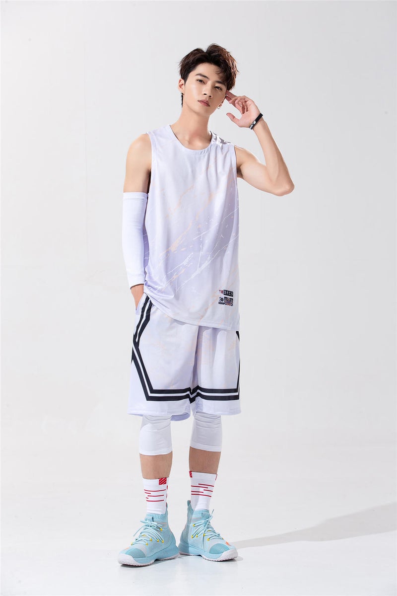 Summer Personalized Basketball Uniform Suit American Game Sports Vest Men'S And Women'S Jersey Set Can Be Printed And Embroidered B211 - Image 4